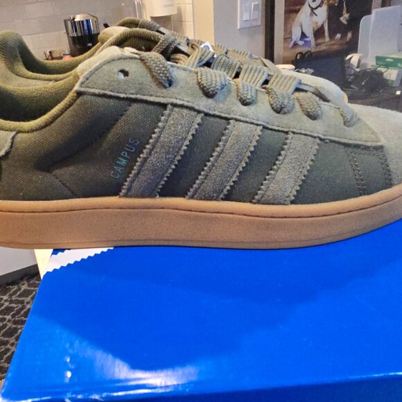Adidas Originals Men's Olive Strata Campus 00s Shoes Sneakers JH7606 Size 12 NEW - Picture 6 of 16